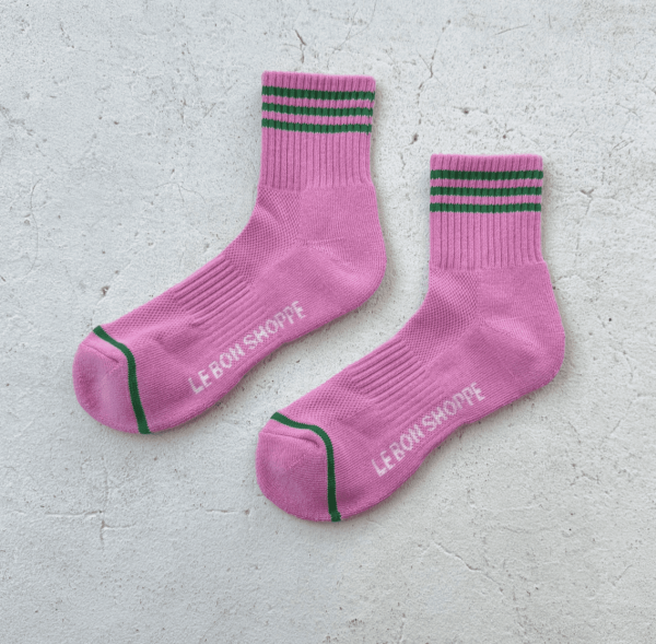 Girlfriend Socks, Rose Pink